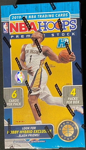 2019-20 NBA Hoops Premium Stock Hobby Hybrid