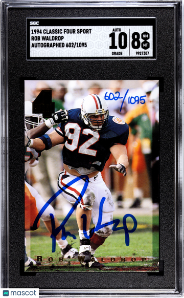 1994 Classic Four Sport Rob Waldrop Auto. SGC 8 Auto 10