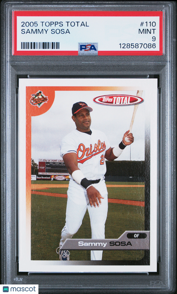 2005 Topps Total Sammy Sosa #110 PSA 9