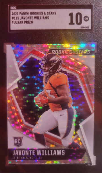 2021 Panini Rookies & Stars #115 Javonte Williams Pulsar Prizm 