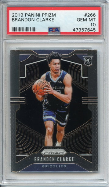 Brandon Clarke Prizm PSA 10 NEP