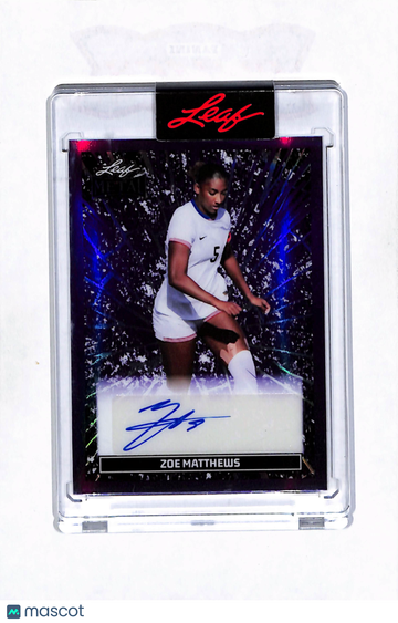 2026 Leaf Metal Zoe Matthews #BT-ZM1 Purple Shimmer Auto