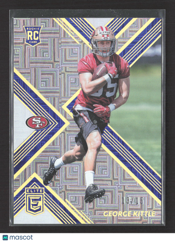 2017 Panini Donruss Elite George Kittle #109 RC