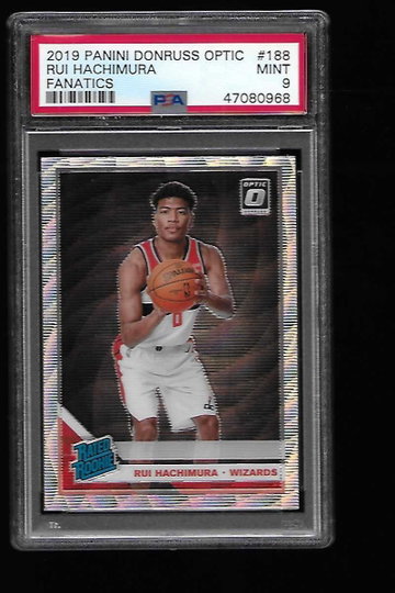 2019 Donruss Optic Fanatics Rui Hachimura PSA 10