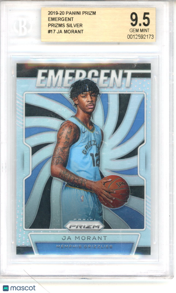 2019 Panini Prizm Ja Morant #17 Rookie BGS 9.5