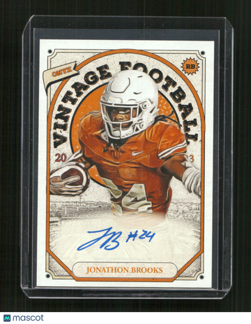 2023 Onyx Vintage Football Jonathon Brooks #OVJB