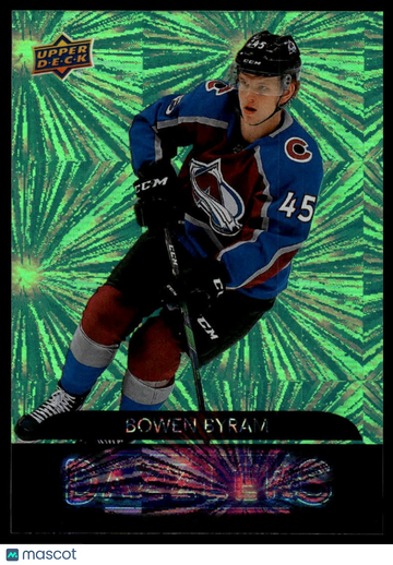 2020-21 Upper Deck Bowen Byram #DZ-61 Dazzlers Green