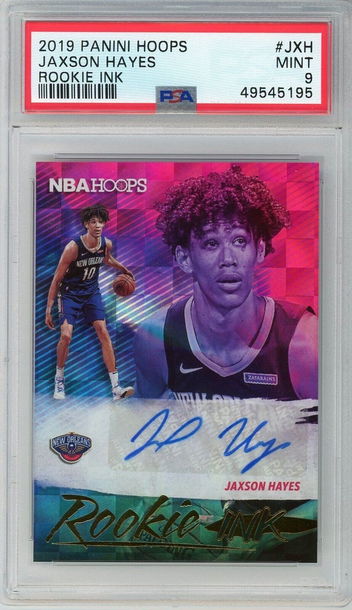 2019 Panini Hoops Rookie Ink Jaxson Hayes #JXH PSA 9 P1296
