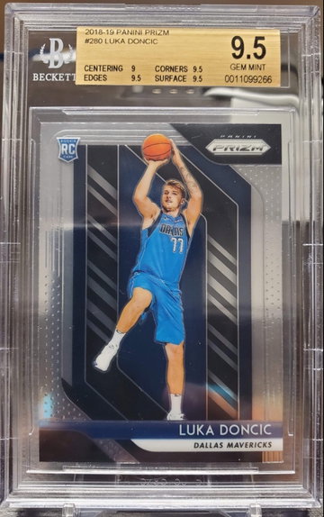 2018-19 Luka Doncic Base Prizm BGS 9.5