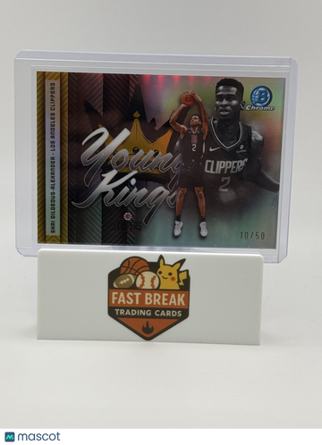 2025 Topps Bowman Chrome Young Kings Shai Gilgeous-Alexander #YK-1 Gold Refractor /50