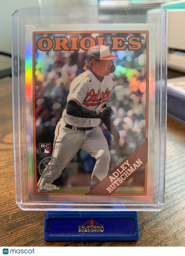 2023 Topps Chrome Update Adley Rutschman #88CU19 Chrome Rookie