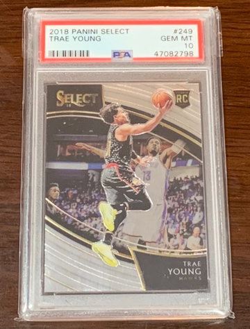 2018 Select Trae Young Courtside PSA 10