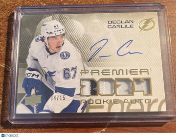 2024 Upper Deck Declan Carlile #PRA-CA Auto Patch Rookie