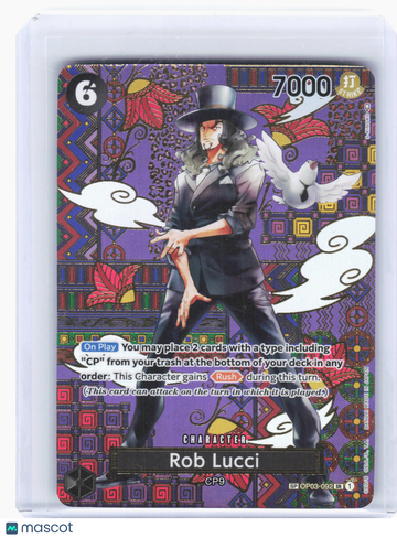 Awakening of the New Era Rob Lucci (Special Rare) Foil Super Rare #OP03-092