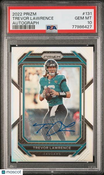 Trevor Lawrence 2022 Panini Prizm #131 PSA 10