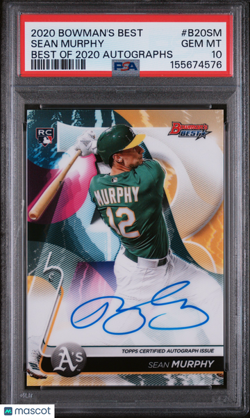 Sean Murphy 2020 Bowman's Best Best Of 2020 Autographs Auto PSA 10