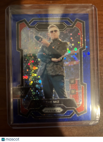 2024 Panini Prizm The Miz #183 Blue Prizm Parallel/Variety Short Print