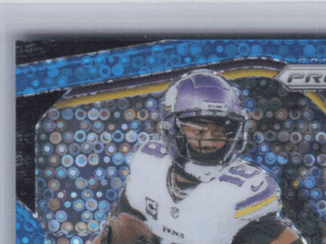 2025 Panini Prizm Justin Jefferson #81 No Huddle Blue /125 SN