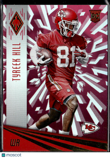 Tyreek Hill 2016 Panini Phoenix RC /299 Kansas City Chiefs