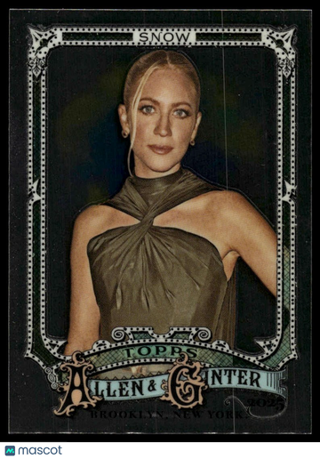 2025 Topps Allen & Ginter Brittany Snow #276 Chrome