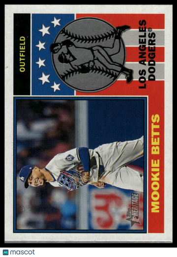 2025 Topps Heritage Mookie Betts #76PI-13 1976 Player Icons