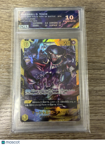 2024 One Piece Time of Battle Marshall D. Teach Holo Japanese Secret Rare