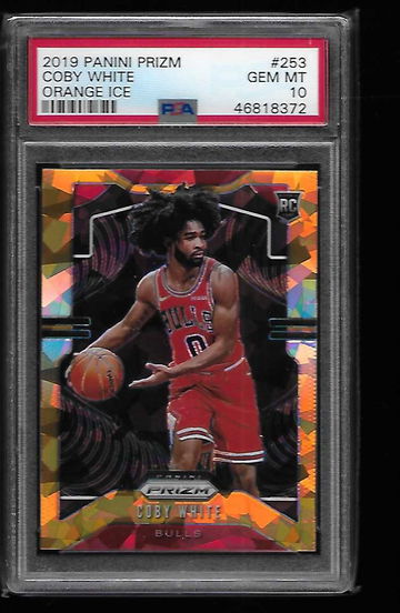 2019 Panini Prizm Coby White Orange Ice