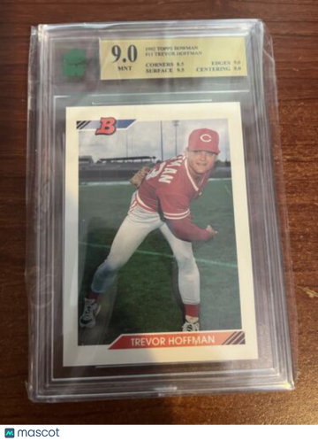 1992 Bowman Trevor Hoffman Rookie Mnt 9 MINT