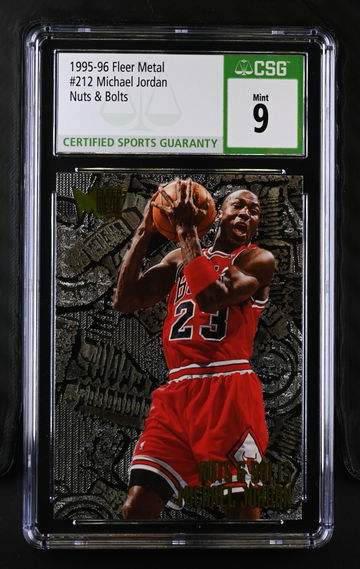 MICHAEL JORDAN FLEER METAL NUTS AND BOLTS