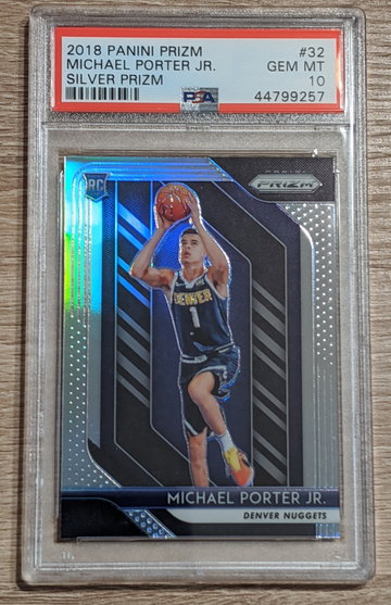 Michael Porter Jr 2018 Prizm Silver Prizm #32 PSA 10