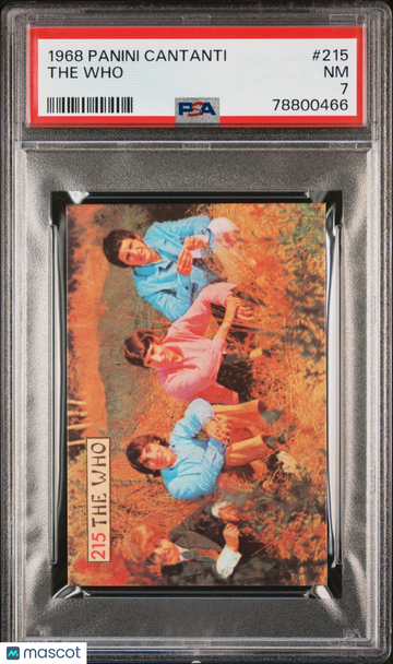 1968 Panini Cantanti The Who #215 PSA 7