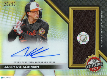 2024 Topps Chrome Adley Rutschman Patch