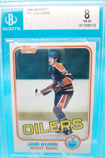 1981-82 Topps #18 Jari Kurri BGS 8 RC Rookie