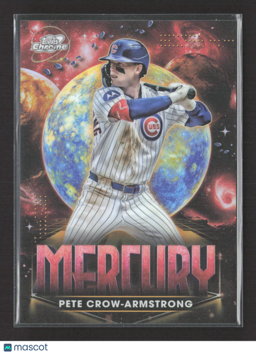 1995 Topps Chrome Planetary Pursuit Mercury Pete Crow-Armstrong #PPM-9 /30
