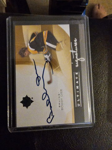 2012 Upper Deck 2012 13 Ultimate Signature Auto Bobby Orr #US-BO Autograph