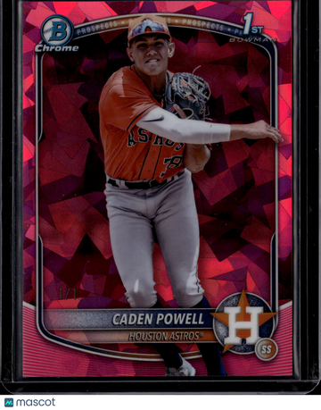 2025 Bowman Chrome Caden Powell #BCP-212 1/1 1st Bowman