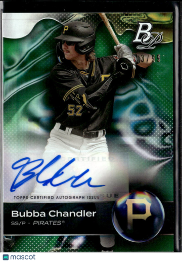 2023 Bowman Platinum Bubba Chandler #TOP-36 Green Ice /99
