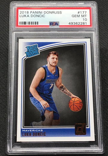 Luka Donruss rc psa 10 