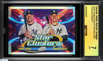 2025 Topps Cosmic Chrome Star Clusters Derek Jeter Aaron Judge #DSC-1 MBA 7