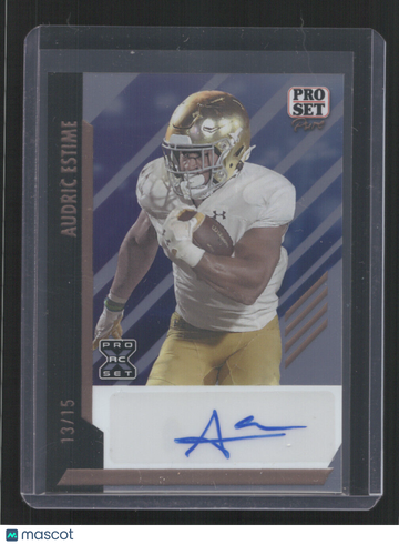 2024 PRO SET PURE AUDRIC ESTIME #BA-AE1 13/15 ROOKIE AUTO SN