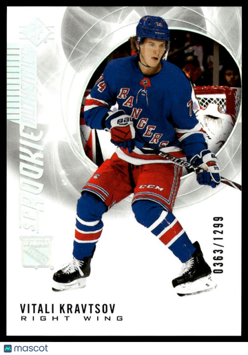 2020-21 SP Vitali Kravtsov #137 Silver Spectrum RC SN