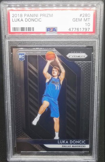 Luka Doncic 2018-19 Panini Prizm RC Rookie # 280 PSA Gem Mint 10