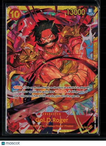 2024 One Piece Card Game Two Legends Gol.D.Roger Holo Alternative Art