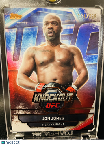 2026 Topps Knockout UFC Jon Jones #14 Red /299
