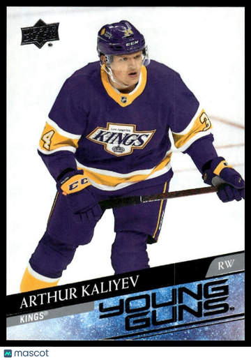2020-21 Upper Deck Arthur Kaliyev #701 RC