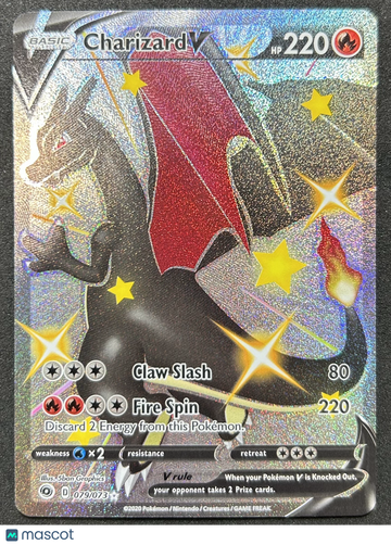 2021 Shining Fates Charizard V Holo Secret Rare FA #79/73
