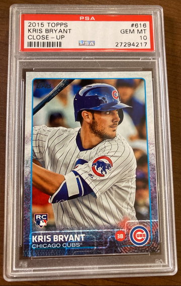 2015 Topps Kris Bryant #616 PSA 10 RC