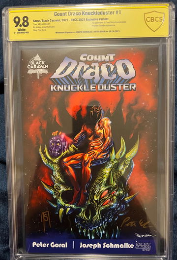 Count Draco Knuckleduster #1 NYCC Exclusive- Double Signed 9.8
