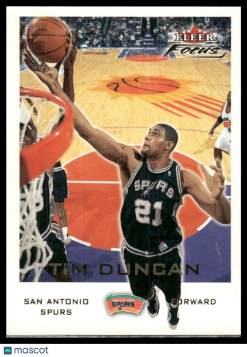 2000-01 Fleer Focus Tim Duncan #113