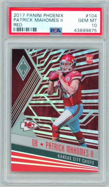Patrick Mahomes II 2017 Panini Phoenix 91/299